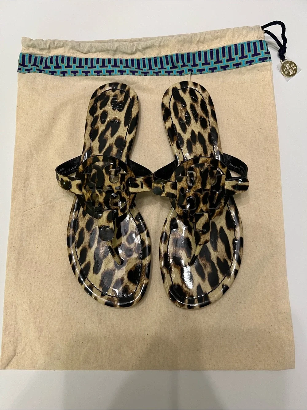 Tory Burch Miller Leopard Print Sandals